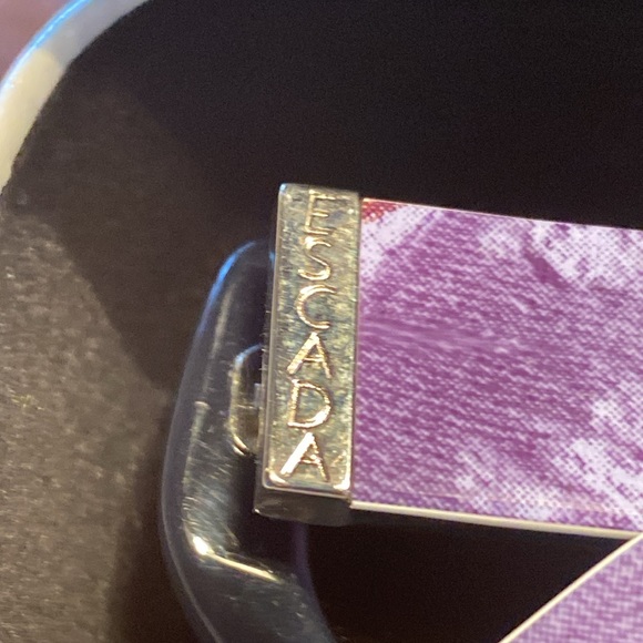 Vintage Escada Sunglasses in Blue with multi design arms. - Picture 8 of 9